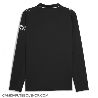 Camisa de time de futebol Manchester City Replicas 2º Equipamento 2025-26 Manga Comprida Camisa de time de futebol Manchester City Replicas 2º Equipamento 2025-26 Manga Comprida